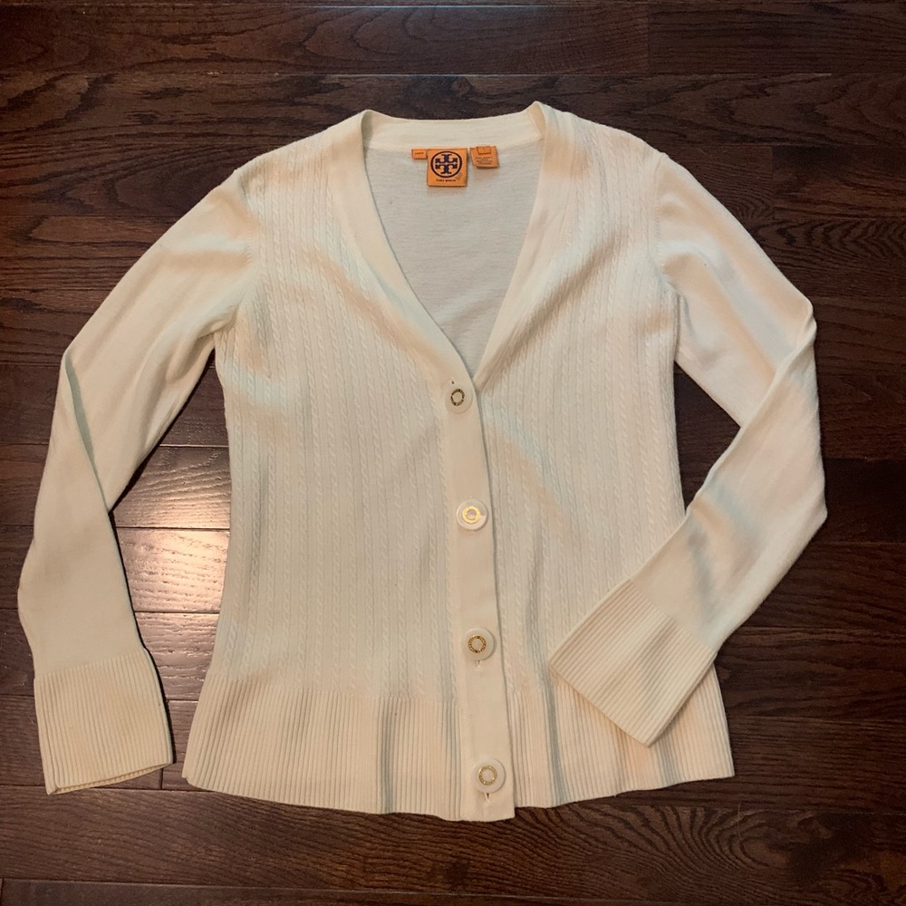 Tory Burch knit cardigan!